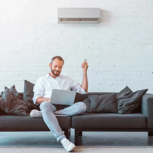 Prédio inteligente, com internet e infraestrutura para ar-condicionado