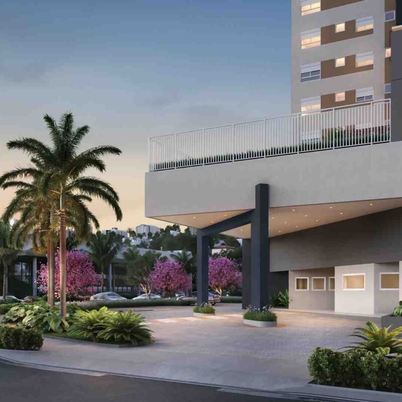 Portaria com porte cochère